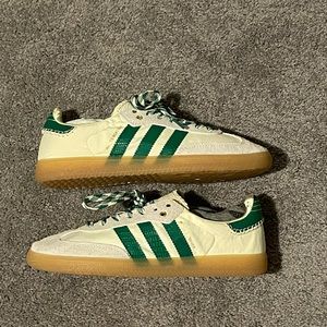 Authentic Wales Bonner Samba Green. Size 9. Worn once.